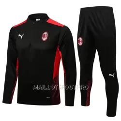 AC Milan Ensemble Sweat d'Entraînement Homme Quart-Zip 22-23 Noire AC Milan Ensemble Sweat d'Entraînement Homme Quart-Zip 22-23 Noire