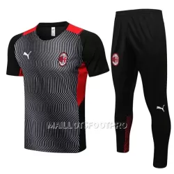 AC Milan Maillot d'Entraînement Homme 22-23 Gris Noir AC Milan Maillot d'Entraînement Homme 22-23 Gris Noir