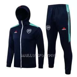 Arsenal Veste à Capuche Homme 22-23 Bleue Arsenal Veste à Capuche Homme 22-23 Bleue