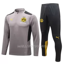 BVB Borussia Dortmund Ensemble Sweat d'Entraînement Homme Quart-Zip 22-23 Gris Clair BVB Borussia Dortmund Ensemble Sweat d'Entraînement Homme Quart-Zip 22-23 Gris Clair