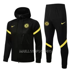 Chelsea Veste à Capuche Homme 22-23 Noir Jaune Chelsea Veste à Capuche Homme 22-23 Noir Jaune