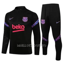 FC Barcelone Ensemble Sweat d'Entraînement Enfant Quart-Zip 22-23 Noire FC Barcelone Ensemble Sweat d'Entraînement Enfant Quart-Zip 22-23 Noire