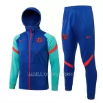 FC Barcelone Veste à Capuche Homme 22-23 Bleu Vert
