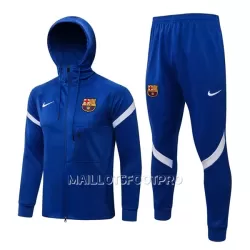 FC Barcelone Veste à Capuche Homme 22-23 Bleue FC Barcelone Veste à Capuche Homme 22-23 Bleue