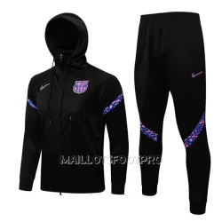 FC Barcelone Veste à Capuche Homme 22-23 Noire FC Barcelone Veste à Capuche Homme 22-23 Noire
