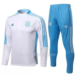 FC Bayern Munich Ensemble Sweat d'Entraînement Homme Quart-Zip 22-23 Bleu Blanc FC Bayern Munich Ensemble Sweat d'Entraînement Homme Quart-Zip 22-23 Bleu Blanc