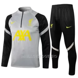 Liverpool Ensemble Sweat d'Entraînement Enfant Quart-Zip 22-23 Gris Clair Liverpool Ensemble Sweat d'Entraînement Enfant Quart-Zip 22-23 Gris Clair