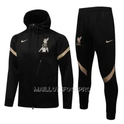 Liverpool Veste à Capuche Homme 22-23 Noire Liverpool Veste à Capuche Homme 22-23 Noire