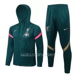 Liverpool Veste à Capuche Homme 22-23 Verte Liverpool Veste à Capuche Homme 22-23 Verte