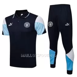 Manchester City Polo d'Entraînement Homme 22-23 Bleue Manchester City Polo d'Entraînement Homme 22-23 Bleue