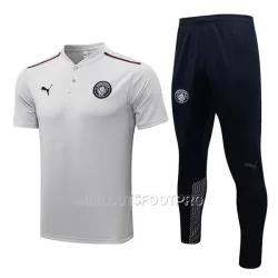 Manchester City Polo d'Entraînement Homme 22-23 Gris Clair Manchester City Polo d'Entraînement Homme 22-23 Gris Clair