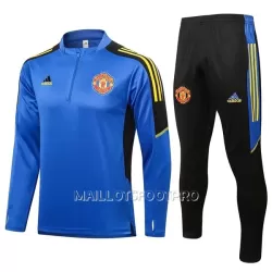 Manchester United Champions League Ensemble Sweat d'Entraînement Enfant Quart-Zip 22-23 Bleue Manchester United Champions League Ensemble Sweat d'Entraînement Enfant Quart-Zip 22-23 Bleue