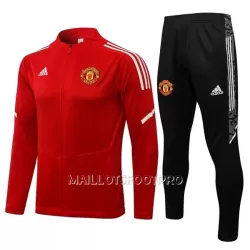 Manchester United Ensemble Vestes d'Entraînement Enfant 22-23 Rouge Blanc Manchester United Ensemble Vestes d'Entraînement Enfant 22-23 Rouge Blanc