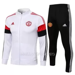 Manchester United Ensemble Vestes d'Entraînement Homme 22-23 Blanc Rouge Noir Manchester United Ensemble Vestes d'Entraînement Homme 22-23 Blanc Rouge Noir
