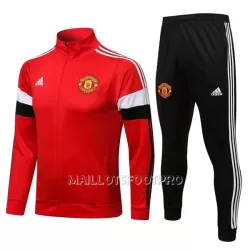 Manchester United Ensemble Vestes d'Entraînement Homme 22-23 Rouge Blanc Manchester United Ensemble Vestes d'Entraînement Homme 22-23 Rouge Blanc