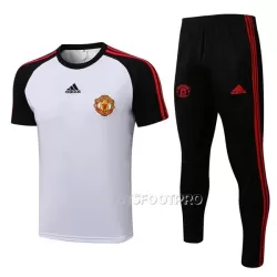 Manchester United Maillot d'Entraînement Homme 22-23 Blanche Noire Manchester United Maillot d'Entraînement Homme 22-23 Blanche Noire