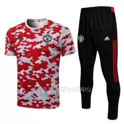 Manchester United Maillot d'Entraînement Homme 22-23 Rouge Blanc Manchester United Maillot d'Entraînement Homme 22-23 Rouge Blanc