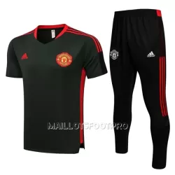 Manchester United Maillot d'Entraînement Homme 22-23 Vert Foncé Manchester United Maillot d'Entraînement Homme 22-23 Vert Foncé