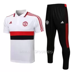 Manchester United Polo d'Entraînement Homme 22-23 Blanc Noir Rouge Manchester United Polo d'Entraînement Homme 22-23 Blanc Noir Rouge