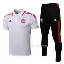 Manchester United Polo d'Entraînement Homme 22-23 Blanc Rouge Blanc Manchester United Polo d'Entraînement Homme 22-23 Blanc Rouge Blanc