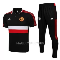 Manchester United Polo d'Entraînement Homme 22-23 Noir Rouge Blanc Manchester United Polo d'Entraînement Homme 22-23 Noir Rouge Blanc