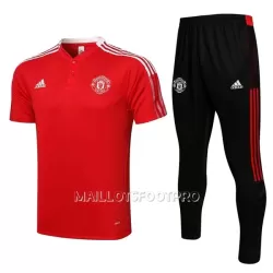 Manchester United Polo d'Entraînement Homme 22-23 Rouge Blanc Manchester United Polo d'Entraînement Homme 22-23 Rouge Blanc