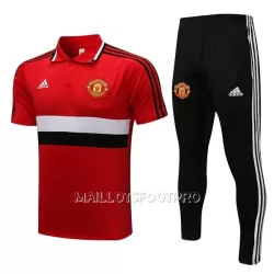 Manchester United Polo d'Entraînement Homme 22-23 Rouge Noir Blanc Manchester United Polo d'Entraînement Homme 22-23 Rouge Noir Blanc