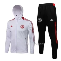 Manchester United Veste à Capuche Homme 22-23 Blanc Rouge Manchester United Veste à Capuche Homme 22-23 Blanc Rouge