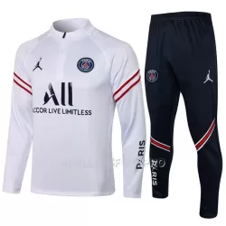 Paris Saint-Germain Ensemble Sweat d'Entraînement Enfant Quart-Zip 22-23 Blanche Paris Saint-Germain Ensemble Sweat d'Entraînement Enfant Quart-Zip 22-23 Blanche