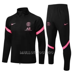 Paris Saint-Germain Ensemble Vestes d'Entraînement Enfant 22-23 Rose Noir Paris Saint-Germain Ensemble Vestes d'Entraînement Enfant 22-23 Rose Noir