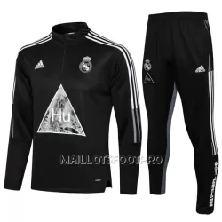 Real Madrid Ensemble Sweat d'Entraînement Enfant Quart-Zip 22-23 Noire Real Madrid Ensemble Sweat d'Entraînement Enfant Quart-Zip 22-23 Noire