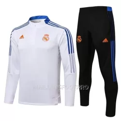Real Madrid Ensemble Sweat d'Entraînement Homme Quart-Zip 22-23 Bleu Blanc Real Madrid Ensemble Sweat d'Entraînement Homme Quart-Zip 22-23 Bleu Blanc