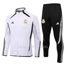 Real Madrid Ensemble Vestes d'Entraînement Homme 22-23 Blanche Noire Real Madrid Ensemble Vestes d'Entraînement Homme 22-23 Blanche Noire