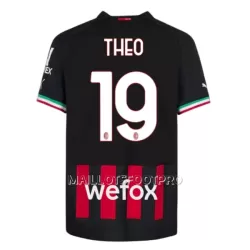 Maillot AC Milan Theo 19 Homme Domicile 2022-23 Maillot AC Milan Theo 19 Homme Domicile 2022-23
