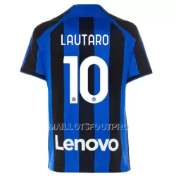 Maillot Inter Milan Lautaro 10 Homme Domicile 2022-23 Maillot Inter Milan Lautaro 10 Homme Domicile 2022-23