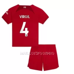 Maillot Liverpool Virgil 4 Enfant Domicile 2022-23 Maillot Liverpool Virgil 4 Enfant Domicile 2022-23