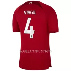 Maillot Liverpool Virgil 4 Homme Domicile 2022-23 Maillot Liverpool Virgil 4 Homme Domicile 2022-23