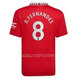 Maillot Manchester United Bruno Fernandes 8 Homme Domicile 2022-23 Maillot Manchester United Bruno Fernandes 8 Homme Domicile 2022-23