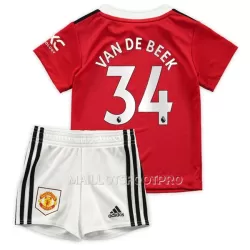 Maillot Manchester United Van De Beek 34 Enfant Domicile 2022-23 Maillot Manchester United Van De Beek 34 Enfant Domicile 2022-23
