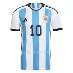 Maillot Argentine Messi 10 Homme Domicile Coupe du Monde 2022