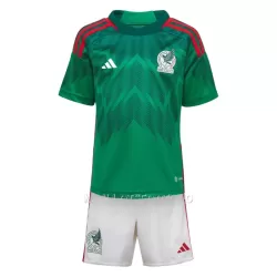 Maillot Mexique Enfant Domicile Coupe du Monde 2022 Maillot Mexique Enfant Domicile Coupe du Monde 2022