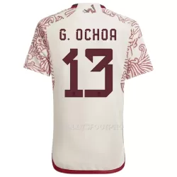 Maillot Mexique G.OCHOA 13 Homme Extérieur Coupe du Monde 2022 Maillot Mexique G.OCHOA 13 Homme Extérieur Coupe du Monde 2022
