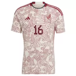 Maillot Mexique H.HERRERA 16 Homme Extérieur Coupe du Monde 2022