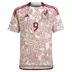 Maillot Mexique Raul 9 Homme Extérieur Coupe du Monde 2022