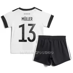 Maillot Allemagne Muller 13 Enfant Domicile Coupe du Monde 2022 Maillot Allemagne Muller 13 Enfant Domicile Coupe du Monde 2022