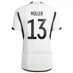 Maillot Allemagne Muller 13 Homme Domicile Coupe du Monde 2022 Maillot Allemagne Muller 13 Homme Domicile Coupe du Monde 2022