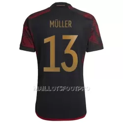 Maillot Allemagne Muller 13 Homme Extérieur Coupe du Monde 2022 Maillot Allemagne Muller 13 Homme Extérieur Coupe du Monde 2022
