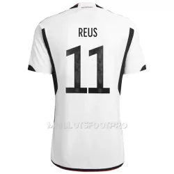 Maillot Allemagne Reus 11 Homme Domicile Coupe du Monde 2022 Maillot Allemagne Reus 11 Homme Domicile Coupe du Monde 2022