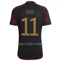 Maillot Allemagne Reus 11 Homme Extérieur Coupe du Monde 2022 Maillot Allemagne Reus 11 Homme Extérieur Coupe du Monde 2022