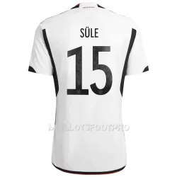 Maillot Allemagne Sule 15 Homme Domicile Coupe du Monde 2022 Maillot Allemagne Sule 15 Homme Domicile Coupe du Monde 2022